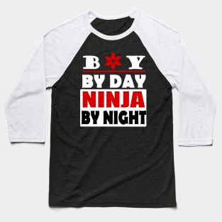 Ninja boy birthday gift sports children Baseball T-Shirt